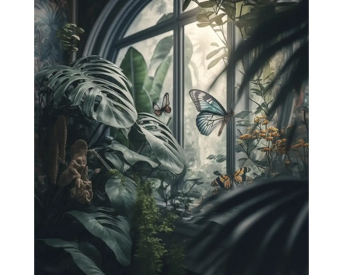 Giclée Leinwandbild Butterfly 082 60x60 cm