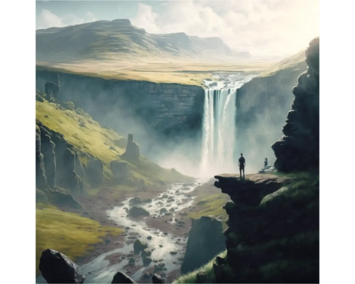 Giclée Leinwandbild Landscape 0101 60x80 cm