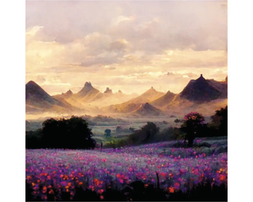Giclée Leinwandbild Landscape 0065 60x80 cm