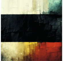 Image murale abstraite avec des rayures horizontales