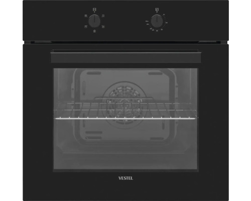 Four encastrable Vestel avec boutons de commande et hublot.