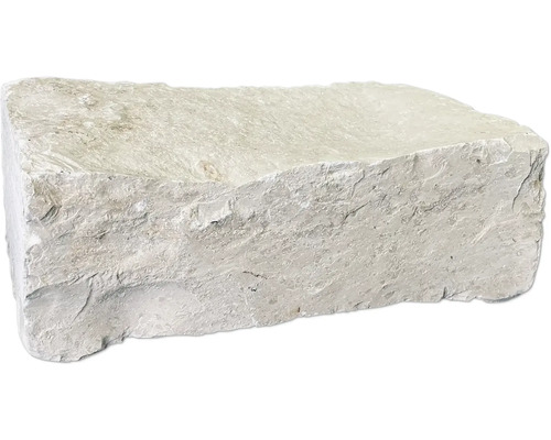 Pierre de construction FLAIRSTONE en calcaire du Jura allemand gris-jaune 25/50 x 15/25 x 15/20 cm PAL = 2 m² de surface visible
