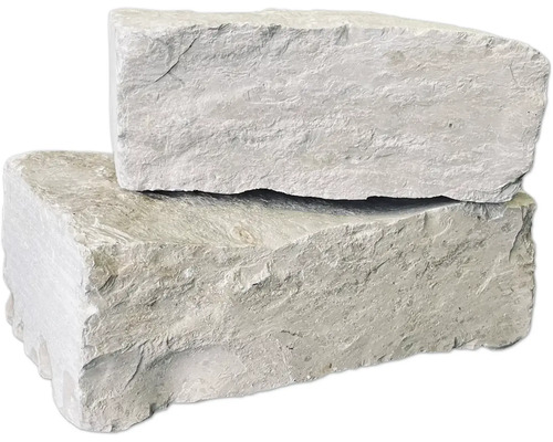 Deux blocs de calcaire empilés