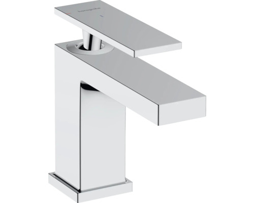 hansgrohe Waschtischarmatur TECTURIS E 80 CoolStart EcoSmart+ chrom 73001000 Hansgrohe Waschtischarmatur in Chromoptik