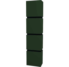 Hängehochschrank mit 4 Türen Devo Viva 2.0 links BxHxT 40x170x26 cm conifer green supermatt
