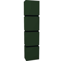 Hängehochschrank mit 4 Türen Devo Viva 2.0 rechts BxHxT 40x170x26 cm conifer green supermatt