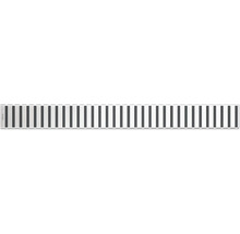 Grille de caniveau de douche Jungborn UNO rayures 950 acier inoxydable