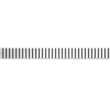 Grille de caniveau de douche Jungborn UNO rayures 750 acier inoxydable