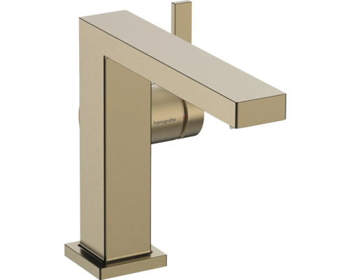 hansgrohe Waschtischarmatur TECTURIS E 110 Fine CoolStart EcoSmart+ mit Push-Open Ablaufgarnitur bronze gebürstet 73020140