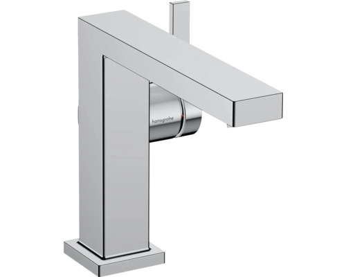 hansgrohe Waschtischarmatur TECTURIS E 10 Fine CoolStart EcoSmart+ chrom 73021000 Hansgrohe Waschtischarmatur mit eckigem Design