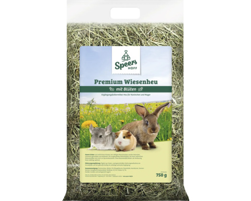 Foin MARSCHHOF Premium foin de prairie avec fleurs nourriture pour rongeurs 750 g