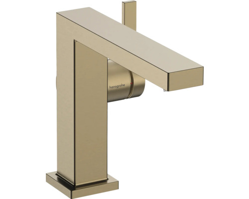 hansgrohe Waschtischarmatur TECTURIS E 110 Fine CoolStart EcoSmart+ mit Zugstange bronze gebürstet 73023140