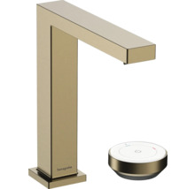 hansgrohe 2-Loch Waschtischarmatur TECTURIS E 150 CoolStart EcoSmart+ mit Schaftventil brushed bronze gebürstet 73053140
