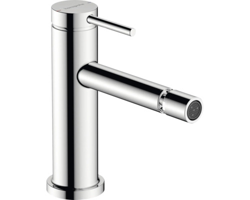 Robinet de bidet hansgrohe TECTURIS S avec tige de traction chrome 73201000 Robinet de bidet brillant pour la salle de bain