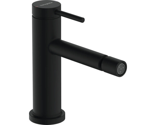 Robinet de bidet hansgrohe TECTURIS S avec tige de traction noir mat 73201670 Mitigeur de bidet noir