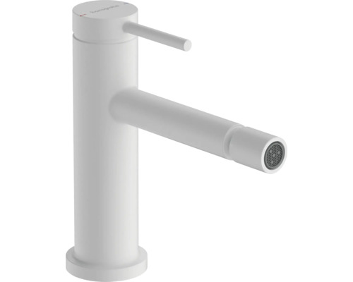 Robinet de bidet hansgrohe TECTURIS S avec tige de traction blanc mat 73201700 Robinet de bidet en métal