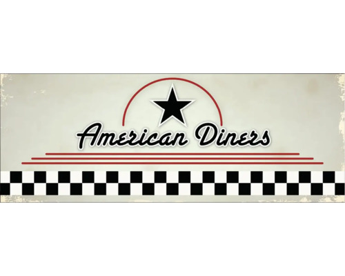 Crédence de cuisine mySpotti Profix American Diners 160 x 60 cm PX-16060-196-HB Crédence de cuisine mySpotti Profix American Diners 160 x 60 cm PX-16060-196-HB