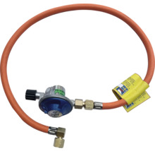 Gasdruckregler mit Gasschlauch für den Anschluss an Gasflaschen