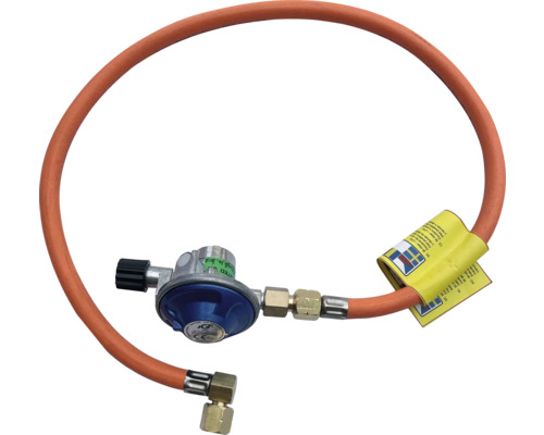 Gasdruckregler mit Gasschlauch für den Anschluss an Gasflaschen