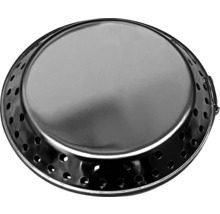Insert de gril en acier inoxydable avec trous pour la ventilation