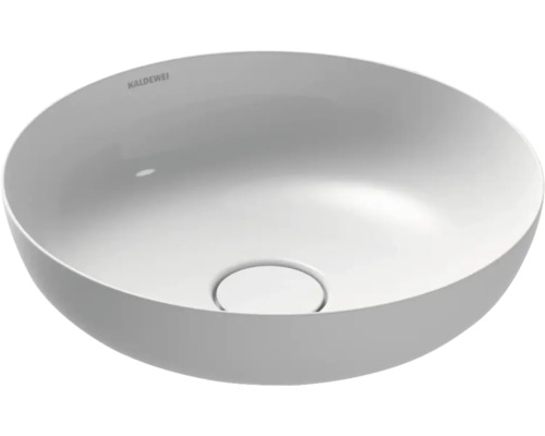 Lavabo à poser KALDEWEI MIENA 38 x 38 cm blanc alpin brillant avec revêtement Emaillé 909406003001