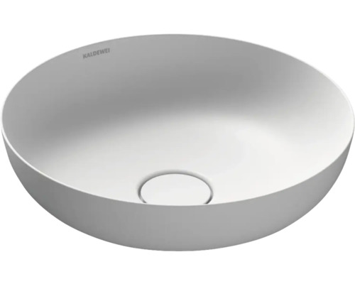 Lavabo à poser KALDEWEI MIENA 38 x 38 cm blanc alpin mat avec revêtement Emaillé 909406003711