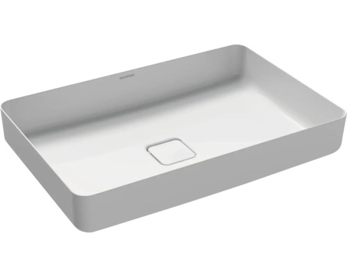 Lavabo à poser KALDEWEI MIENA 58 x 38 cm blanc alpin brillant avec revêtement Emaillé 909606003001