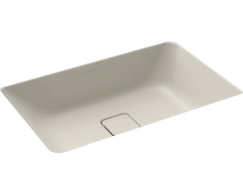Vasque pour meuble KALDEWEI CONO 56,9 x 38,2 cm warm grey 10 mat avec revêtement Emaillé 902306003668