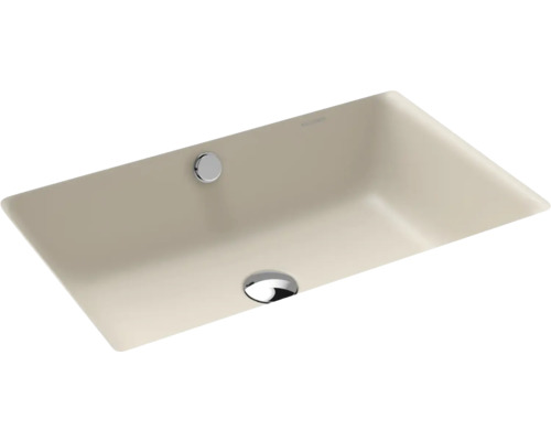 Vasque pour meuble KALDEWEI PURO 60 x 38,5 cm warm beige 20 mat avec revêtement Emaillé 901006003661