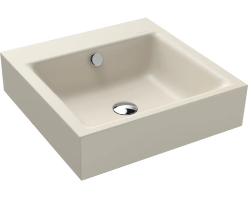 Lavabo standard KALDEWEI PURO 46 x 46 cm warm beige 20 mat avec revêtement Emaillé 901306013661