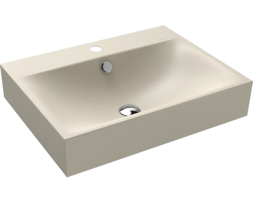 Lavabo standard KALDEWEI SILENIO 60 x 46 cm warm beige 20 mat avec revêtement Emaillé 904306013661