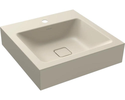 Lavabo standard KALDEWEI CONO 50 x 50 cm warm beige 20 mat avec revêtement Emaillé 908606013661