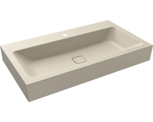 Lavabo standard KALDEWEI CONO 90 x 50 cm warm beige 20 mat avec revêtement Emaillé 902606013661