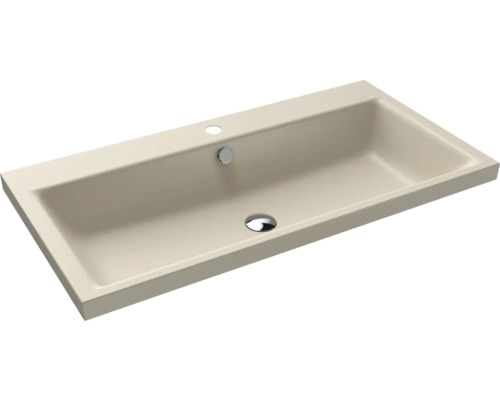 Lavabo à poser KALDEWEI PURO 90 x 46 cm warm beige 20 mat avec revêtement Emaillé 900506013661