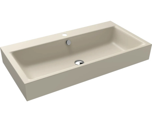 Aufsatzwaschbecken KALDEWEI PURO 90 x 46 cm warm beige 20 matt emailliert perleffekt 900806013661