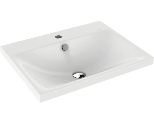 Lavabo à poser KALDEWEI SILENIO 60 x 46 cm blanc alpin brillant avec revêtement Emaillé 903906013001