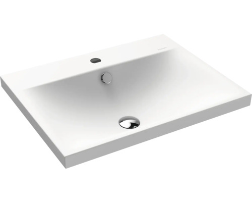 Lavabo à poser KALDEWEI SILENIO 60 x 46 cm blanc alpin mat avec revêtement Emaillé 903906013711