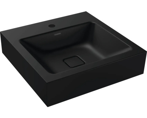 Lavabo standard KALDEWEI CONO 50 x 50 cm noir mat avec revêtement Emaillé 908606013676