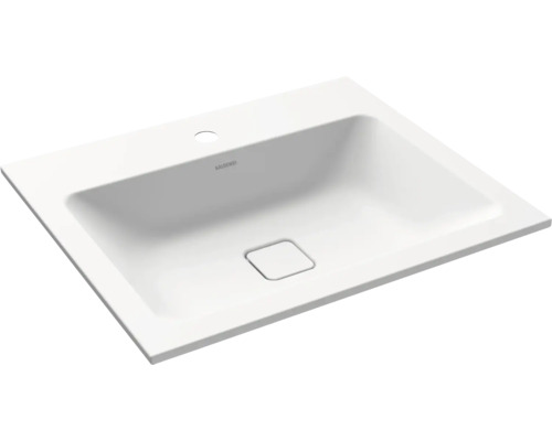 Lavabo encastré KALDEWEI CONO 60 x 50 cm blanc alpin mat avec revêtement Emaillé 901606013711