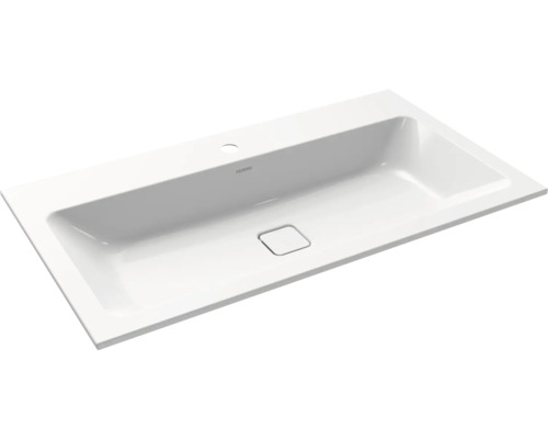 Lavabo encastré KALDEWEI CONO 90 x 50 cm blanc alpin brillant avec revêtement Emaillé 901706013001