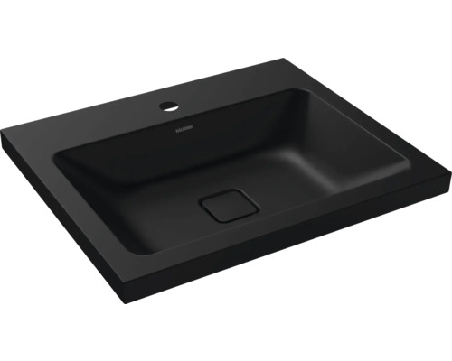 Lavabo à poser KALDEWEI CONO 60 x 50 cm noir mat avec revêtement Emaillé 901906013676