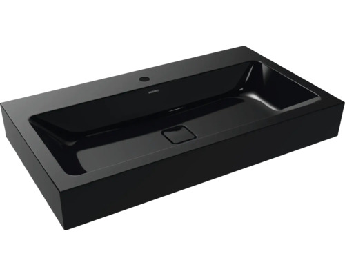 Lavabo standard KALDEWEI CONO 90 x 50 cm noir brillant avec revêtement Emaillé 902606013701