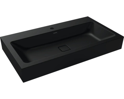 Lavabo standard KALDEWEI CONO 90 x 50 cm noir mat avec revêtement Emaillé 902606013676