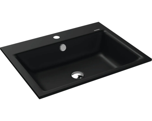 Lavabo encastré KALDEWEI PURO 60 x 46 cm cool grey 90 mat avec revêtement Emaillé 900106013667