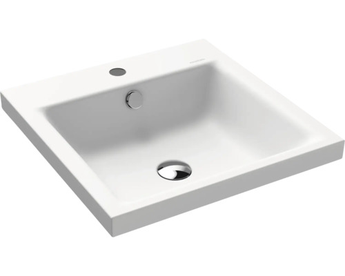 Lavabo à poser KALDEWEI PURO 46 x 46 cm blanc alpin mat avec revêtement Emaillé 900306013711