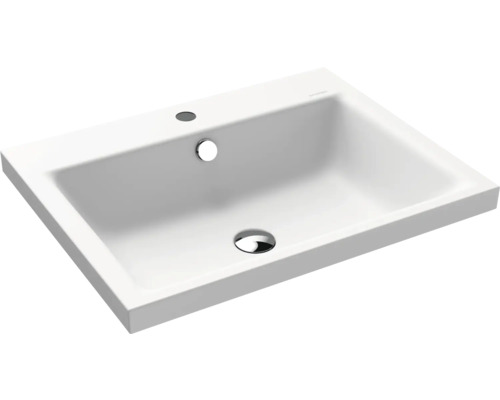 Lavabo à poser KALDEWEI PURO 60 x 46 cm blanc alpin mat avec revêtement Emaillé 900406013711