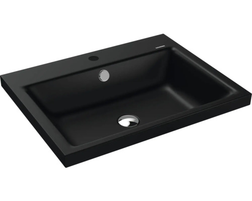 Lavabo à poser KALDEWEI PURO 60 x 46 cm noir mat avec revêtement Emaillé 900406013676