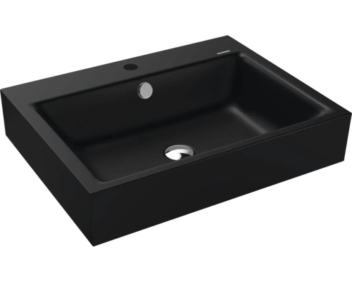 Lavabo à poser KALDEWEI PURO 60 x 46 cm noir mat avec revêtement Emaillé 900706013676