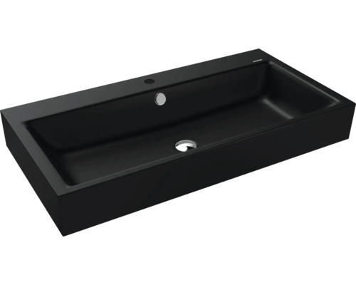 Lavabo à poser KALDEWEI PURO 90 x 46 cm noir mat avec revêtement Emaillé 900806013676