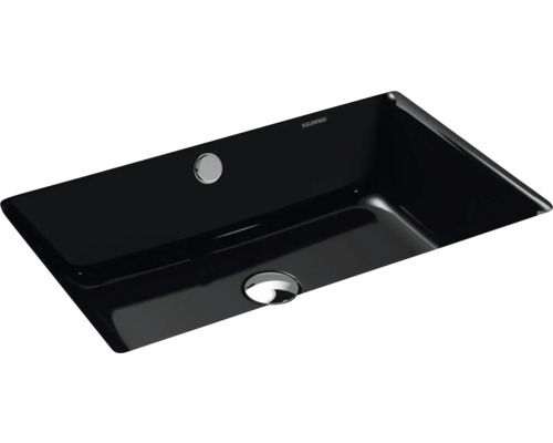 Vasque pour meuble KALDEWEI PURO 60 x 38,5 cm noir brillant avec revêtement Emaillé 901006003701